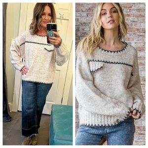 Oli & Hali Detail Stitch Sweater 💕